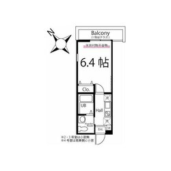 ハーミットクラブハウス戸塚矢部町ＩＩＢ棟の物件間取画像